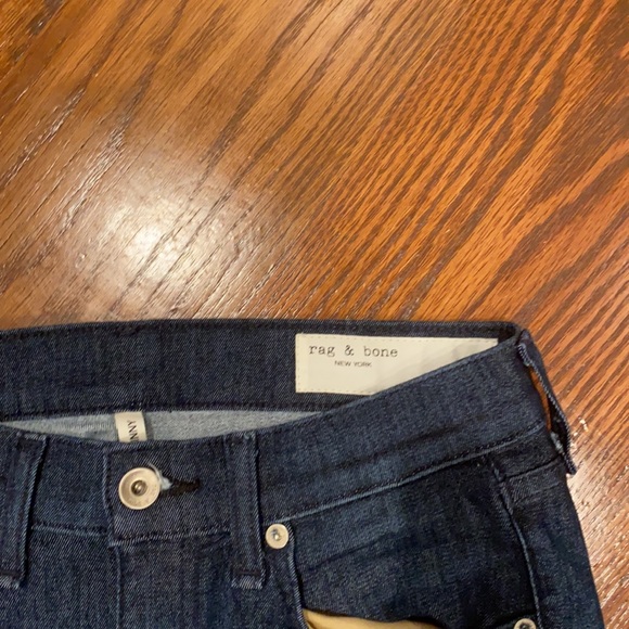 Rag & Bone Ankle Skinny Jeans Dark Wash size 26 - Picture 3 of 4